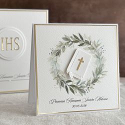 Pamiątka I Komunii w pudełku z kopertą, 107