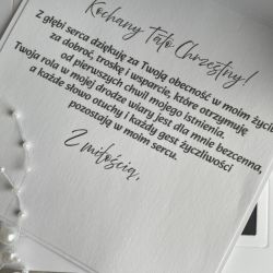 Kartka w pudełku! Podziękowanie komunijne dla chrzestnych! #2