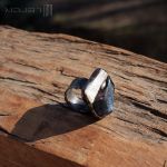 Kwarc tytanowy z selenitem - dwa kamienie