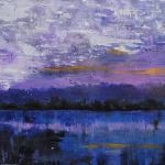 Poranek,  obraz akrylowy na płótnie 70x50x1cm  - 