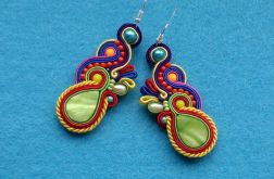 Kolczyki sutasz Tęczowe