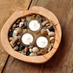 świecznik sosnowy wood-one
