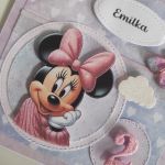 Kartka urodzinowa z Myszką Minnie II - Kartka urodzinowa Minnie