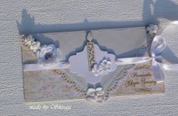 Pamiątka Chrztu św. - 'ażurowa świeca'''