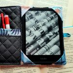 Etui na czytnik: żurawie - 