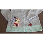 Sweterek Muminki dla dziewczynki na 5-6lat - Dół sweterka
