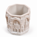 Świecznik gipsowy Konstantynopol – ręcznie robiona dekoracja do domu. Idealny do salonu, sypialni i nowoczesnych wnętrz. - 