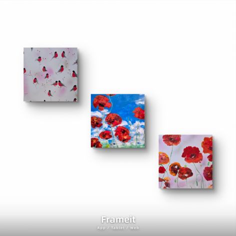 Komompozycja wiosenna na plotnie 