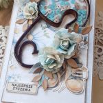 Kartka z agrafką dla chłopczyka - Z boku