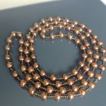 Naszyjnik Długi Sznur Małych Pereł - 