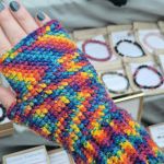 Mitenki - kolorowe - 