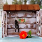 Pudełko na klucze, domek, prezent - 