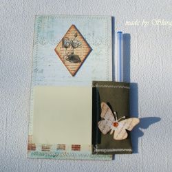 Notes na lodówkę -' butterfly'