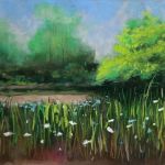 Pejzaż-praca formatu - 18x24 cm . - 