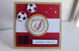 Personalizowana kartka na urodziny Widzew Łódź