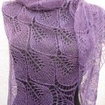 Chusta wrzosowe liscie - 