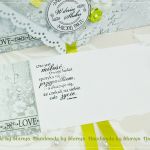 Kopertówka z okazji ślubu-limonkowa wiosna - 