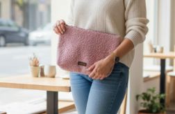 Kosmetyczka podróżna różowy baranek