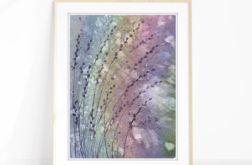 Oryginalna akwarela. Kwiaty A4