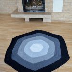 Oryginalny, duży dywan ombre, sznurkowy - Niezwykły efekt