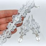 ślubna biżuteria sutasz,,OLIVIA'' - 