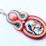 Blue Bird kolczyki sutaszowe - 