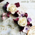 Kopertówka z okazji ślubu- rubinowa łąka - 