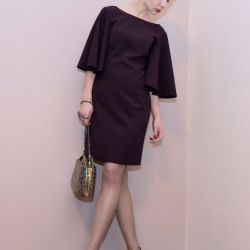 Koktajlowa sukienka / fioletowa – ADELINE