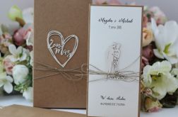 Oryginalna kartka ślubna z personalizacją 1a