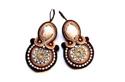 Gold Srar kolczyki sutasz