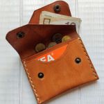 Minimalistyczny portfel - minimalistyczny portfel z naturalnej skóry