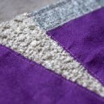 Shopperka no waste handmade patchwork unikatowa torba z resztek tkanin - 