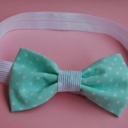 Opaska niemowlęca "PasteLOVE miętowe"