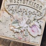 Wszystkiego najlepszego - kartka vintage - Vintage- detal II