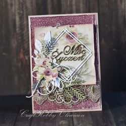 Moc życzeń - peonie w ramce