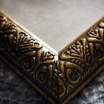 obrazek w ramce mandala ORANGE - na rocznicę ślubu