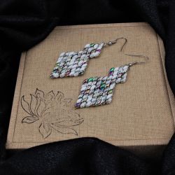 Kolczyki szyte