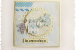 Kartka na Chrzest dla chłopca