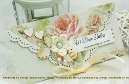 Kopertówka z okazji ślubu-różany ogród