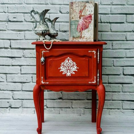 Szafka ręcznie malowana, delikatny kolor, ludwikowska, dekory, wysyłka