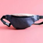 Nerka handmade z cienkiego jeansu unikatowa saszetka Raspberi - 