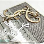 Kartka świąteczna z biegnącym reniferem - Boże Narodzenie, kartki świąteczne 1