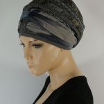 letni turban LARYSA - szarfa zamotana wokół głowy