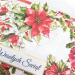 Kartka świąteczna 6/2025 - Napis wesołych świąt