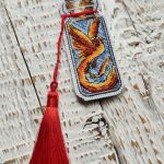 Haftowana zakładka z Feniksem z serii Harry Potter  - 