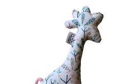 Żyrafa Gałązki - grzechotka z bawełny (425446)