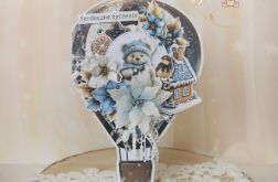 Kartka urodzinowa balonik "JollySeason"GOTOWA