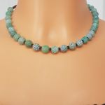 Naszyjnik Agat Trawiony - 