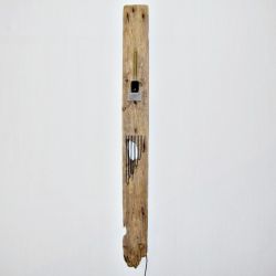 Lampa ze starego drewna, loft, retro, wabi-sabi, unikat /11/