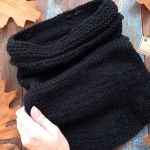 Komplet czapka i komin Unisex - Obszerny komin